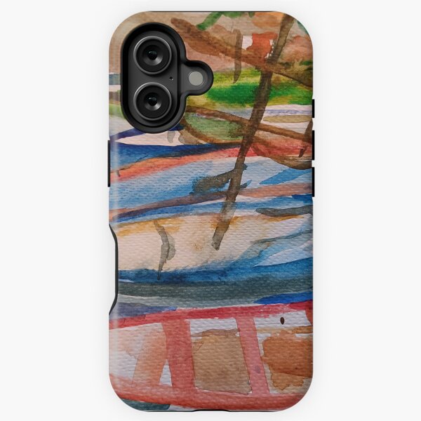 Item preview, Boats in Collioure designed and sold by Couleursdart.