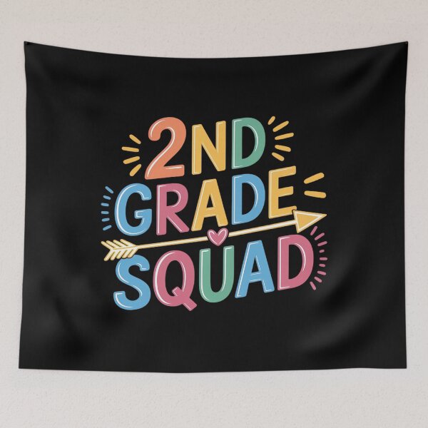 Item preview, 2nd Grade Squad Second Teacher Student Team Back To School designed and sold by savrmiller.