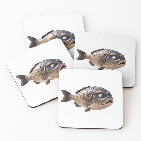 Item preview, Grumpy Fish – Funny Angry Fish Design for T-Shirts, Stickers & More designed and sold by StormArte.