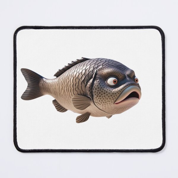 Item preview, Grumpy Fish – Funny Angry Fish Design for T-Shirts, Stickers & More designed and sold by StormArte.