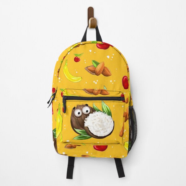 Item preview, Funny fruit salad yellow print designed and sold by Valentina-ty.