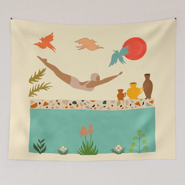 Item preview, Swimming Pool designed and sold by PinkSnapdragon.