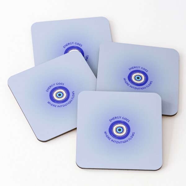 Item preview, Evil Eye "Energy goes where intention flows" designed and sold by Zen Designs Studio.