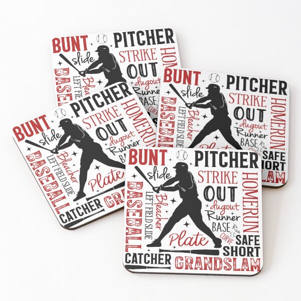 Item preview, Baseball Typography Sayings and Terms designed and sold by xposedbydesign.