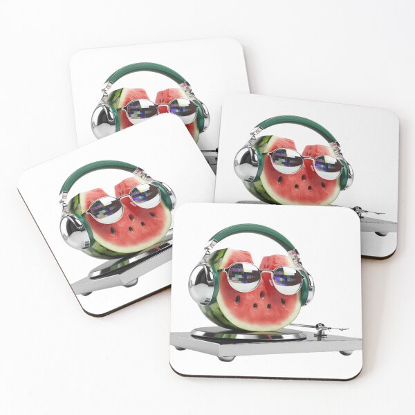 Item preview, Watermelon DJ – Retro Music Vibes for Music Lovers designed and sold by StormArte.