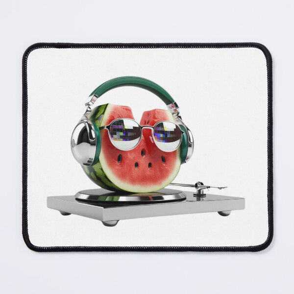 Item preview, Watermelon DJ – Retro Music Vibes for Music Lovers designed and sold by StormArte.