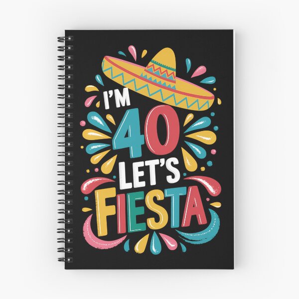 Item preview, 40th Birthday Mexican Party I'm 40 Let's Fiesta designed and sold by aidenpier.