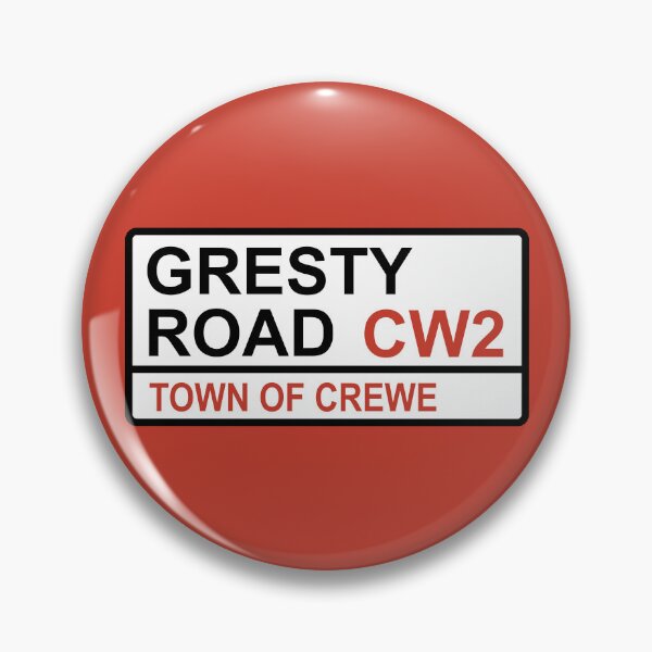 Item preview, Crewe Alexandra Gresty Road Iconic Street Sign designed and sold by DelfDesign.