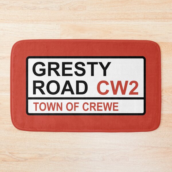 Item preview, Crewe Alexandra Gresty Road Iconic Street Sign designed and sold by DelfDesign.