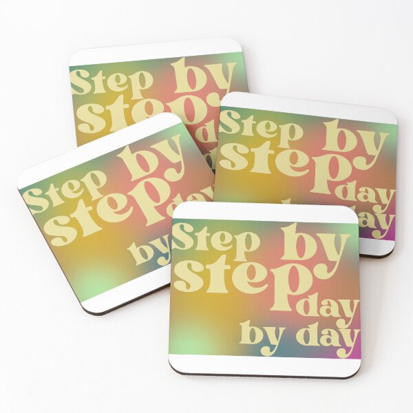 Item preview, Step, day by day. Motivational aesthetic Pinterest quote designed and sold by Mart’s.