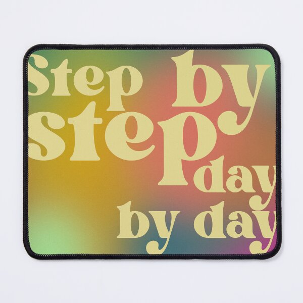 Item preview, Step, day by day. Motivational aesthetic Pinterest quote designed and sold by Mart’s.