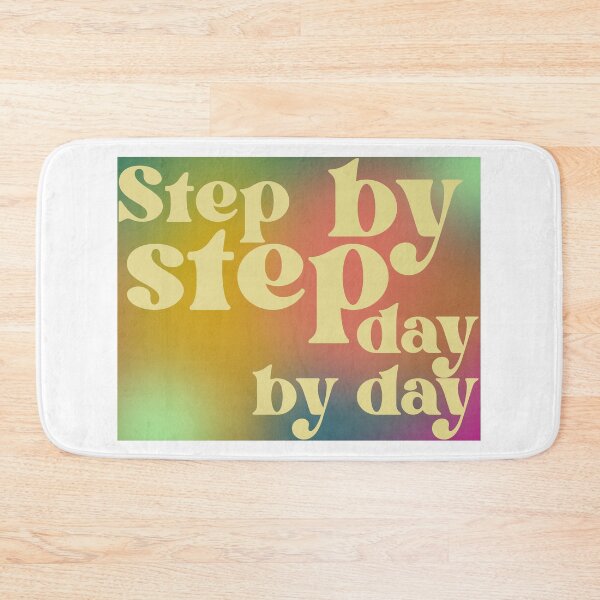 Item preview, Step, day by day. Motivational aesthetic Pinterest quote designed and sold by Mart’s.