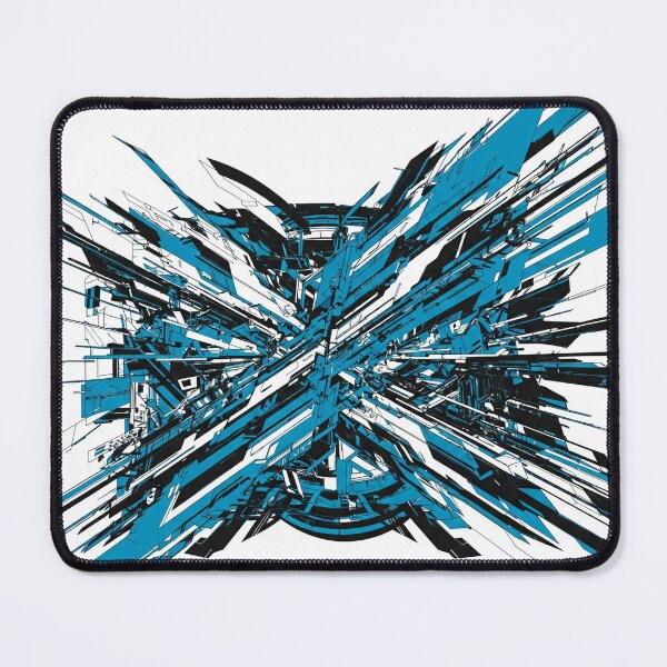 Item preview, Angular shapes, blue movement designed and sold by Sigtrix.