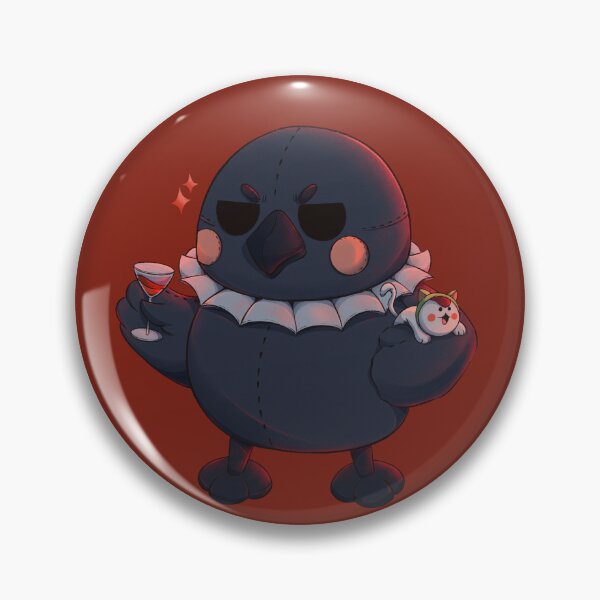 Item preview, Sylus Grumpy Crow Pelushie - Love and DeepSpace Fanart designed and sold by Bruna Aléxia  Vieira.