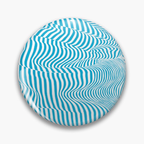 Item preview, Illusion turquoise crease / wave line effect designed and sold by m-yoga-store.