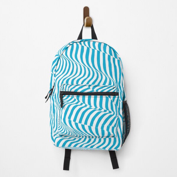 Item preview, Illusion turquoise crease / wave line effect designed and sold by Whimsy Trail Co.