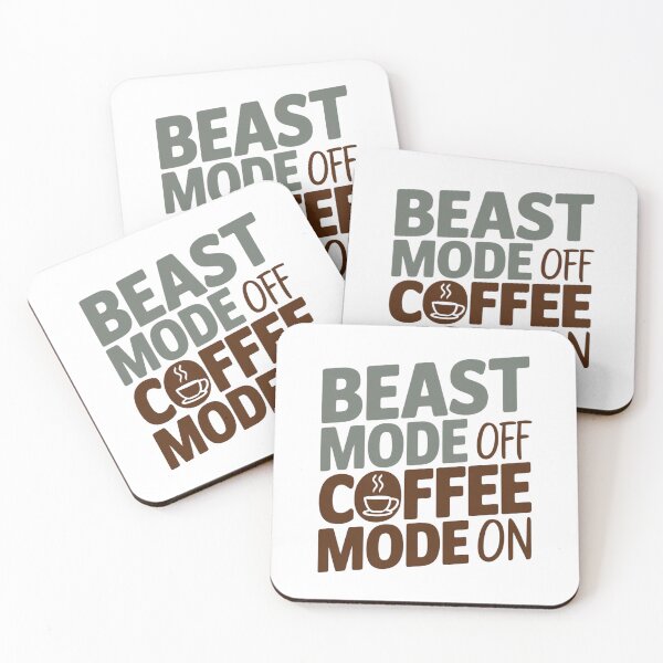 Item preview, Beast Mode OFF, Coffee Mode ON – Caffeine first! designed and sold by FrenchTouch77.