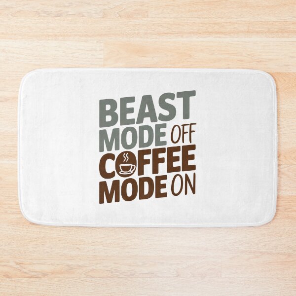 Item preview, Beast Mode OFF, Coffee Mode ON – Caffeine first! designed and sold by FrenchTouch77.