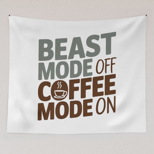 Item preview, Beast Mode OFF, Coffee Mode ON – Caffeine first! designed and sold by FrenchTouch77.