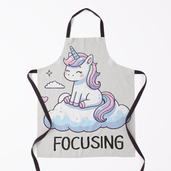 Item preview, Focusing at the office - Sleeppy Unicorn designed and sold by AwesomeBeyondLimits.