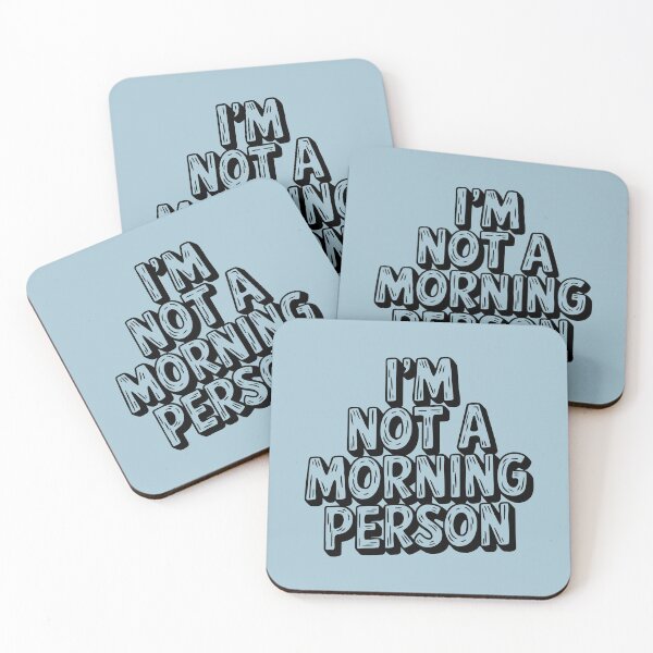 Item preview, I’m Not a Morning Person – Funny Sleepyhead Design designed and sold by Twisted Kids.