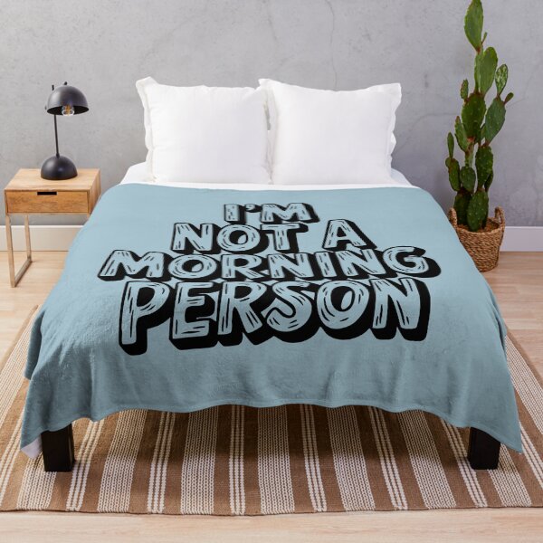 Item preview, I’m Not a Morning Person – Funny Sleepyhead Design designed and sold by Twisted Kids.