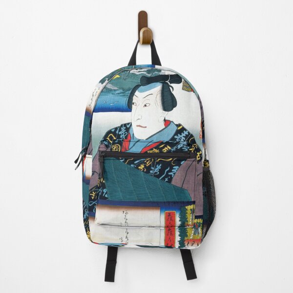 Item preview, Seven Variations of Iroha: Views of Mount Fuji - I (Fujiya Isaemon and Ayase no Fuji) by Utagawa Kuniyoshi designed and sold by store-wasabi.