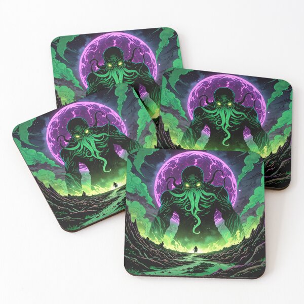 Item preview, Cthulhu the evil all seeing Eldritch Lovecraftian God Anime Manga style art designed and sold by Vintage Designs +.