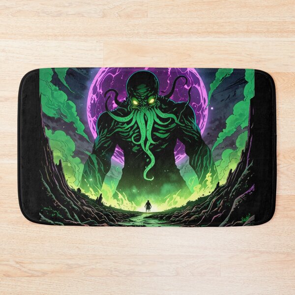 Item preview, Cthulhu the evil all seeing Eldritch Lovecraftian God Anime Manga style art designed and sold by Vintage Designs +.