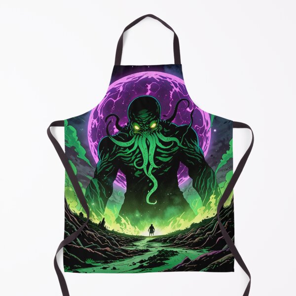 Item preview, Cthulhu the evil all seeing Eldritch Lovecraftian God Anime Manga style art designed and sold by Vintage Designs +.