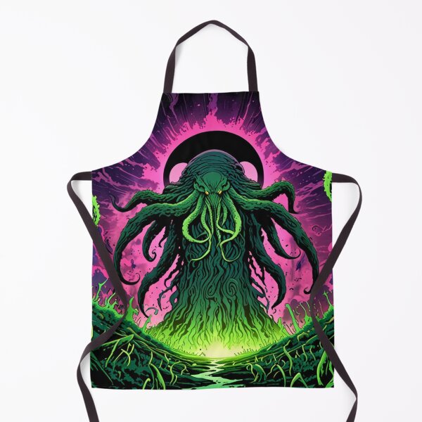 Item preview, Cthulhu the evil all seeing Eldritch Lovecraftian God Anime Manga style art designed and sold by Vintage Designs +.