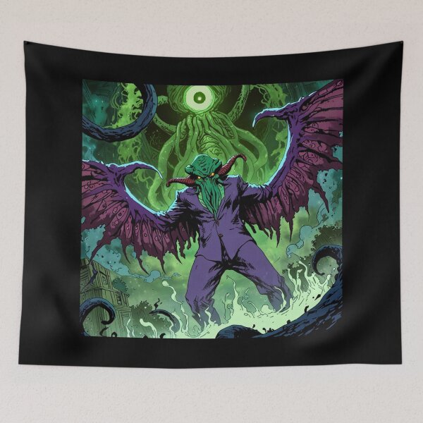 Item preview,  Cthulhu the evil all seeing Eldritch Lovecraftian God Anime Manga style art designed and sold by Vintage Designs +.