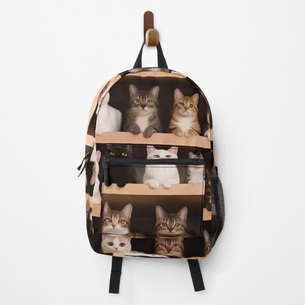 Item preview, Cute and Funny Cats - Adorable Stacked Cat Pattern designed and sold by FarmOfCuties.