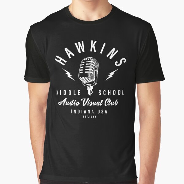 Item preview, Hawkins Audio Visual Club designed and sold by Candywrap Studio.