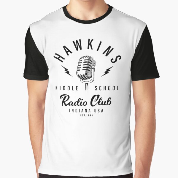 Item preview, Hawkins Middle School Radio Club designed and sold by Candywrap Studio.