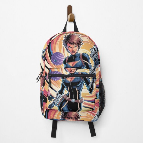 Item preview, Cool Space Heroine scifi art painting cool 50s style science fiction art poster designed and sold by Vintage Designs +.