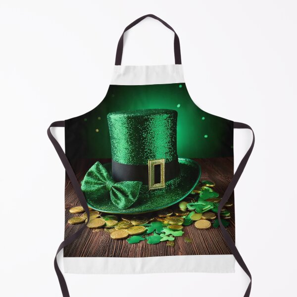 Item preview, Top Hat Glittery Green Decorated St. Patrick’s Day designed and sold by MigWhimsy.
