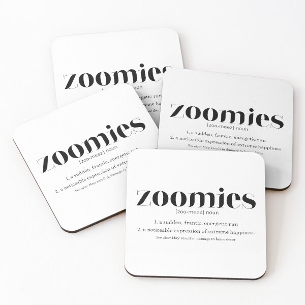 Item preview, Zoomies Definition, Dog Decor, Cat Decor, Funny Pet designed and sold by SimplyDefined.