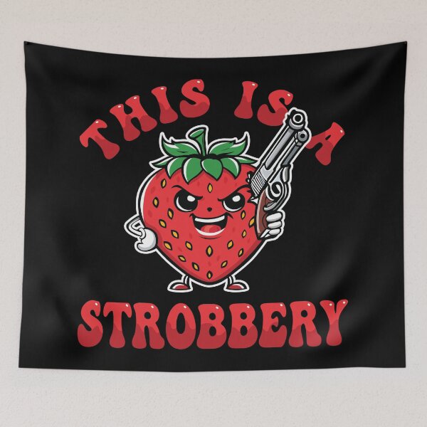 Item preview, This is a Strobbery Funny Strawberry Pun designed and sold by mrhighsky.
