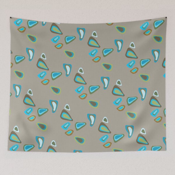 Item preview, Funky Little Shapes on Taupe  designed and sold by JaygiesDesign.
