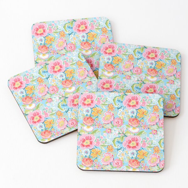 Item preview, vibrant artistic florals designed and sold by PoppyLaneStudio.