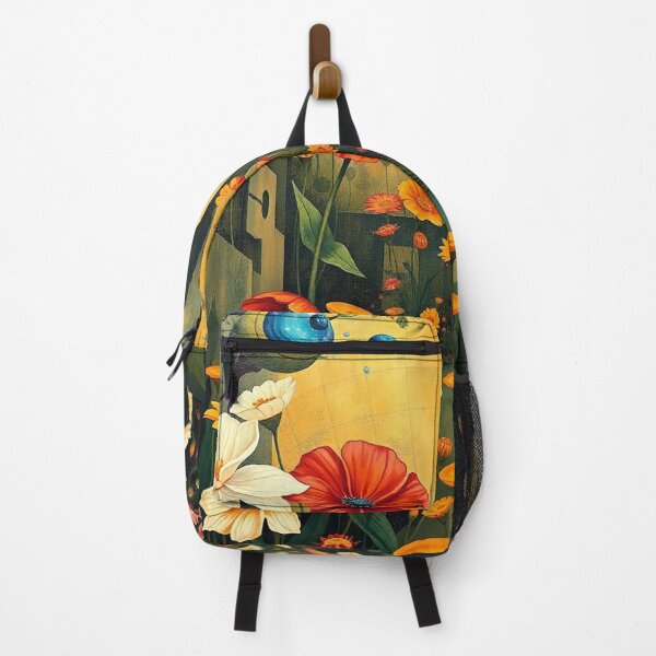 Item preview, A Beautiful Flower Garden painting inspired by Gustav Klimt designed and sold by Vintage Designs +.