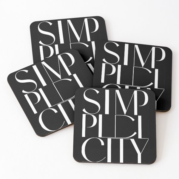 Item preview, Word "simplicity" with Minimal Style designed and sold by Zineshopz.