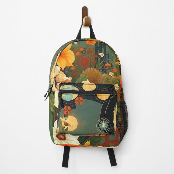 Item preview, A Beautiful Flower Garden painting inspired by Gustav Klimt designed and sold by Vintage Designs +.