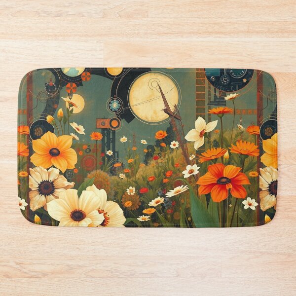 Item preview,  A Beautiful Flower Garden painting inspired by Gustav Klimt designed and sold by Vintage Designs +.