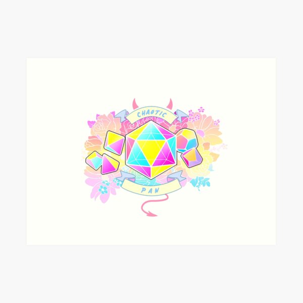 LGBT RPG - Chaotic Pan Art Print