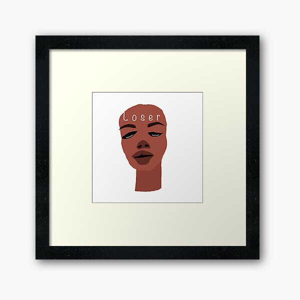 Item preview, Loser artistic face design designed and sold by Senthilart.