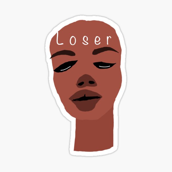 Item preview, Loser artistic face design designed and sold by Senthilart.
