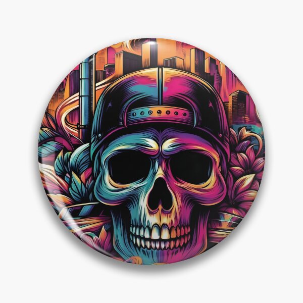 Item preview, Neon Skull City: Urban Vibes designed and sold by thabit903.