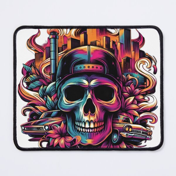 Item preview, Neon Skull City: Urban Vibes designed and sold by thabit903.